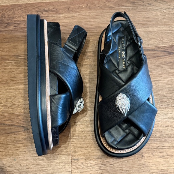 New Kurt Geiger London Orson Platform Sandals - Picture 4 of 6